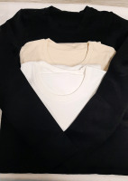 3 OGG Ladies Long Sleeved Round Necked Shirts. Size M