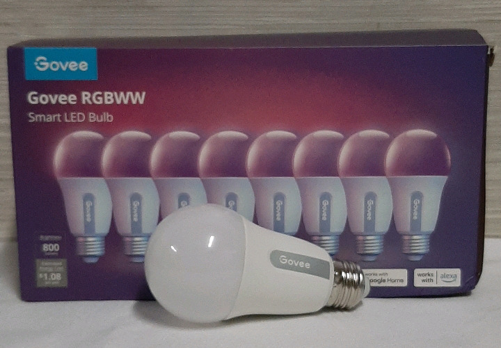 8 Govee RGBWW Smart LED Bulbs 800 Lumens Works with Alexa