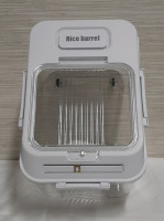 Rice Barrel, Easy way to store your rice. 14 x 10 x9"
