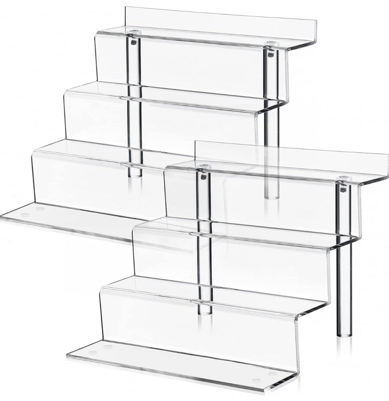 2 New 9&rdquo; Acrylic Display Risers