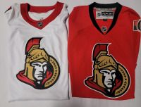 Ottawa Senators NHL Hockey Home & Away Jerseys . Size 2XL and XL . Pre-owned