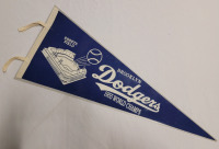 Brooklyn Dodgers / Ebbets Field 1955 World Series Replica Baseball Pennant , 30" Long