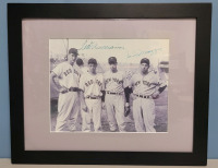 Ted Williams & Joe Dimaggio Signed Photo Print , No COA . Measures 12.5"&times;15.5"