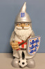 ENGLAND Three Lions Football Garden Gnomes . Measure 11.5" & 12" Tall - 2