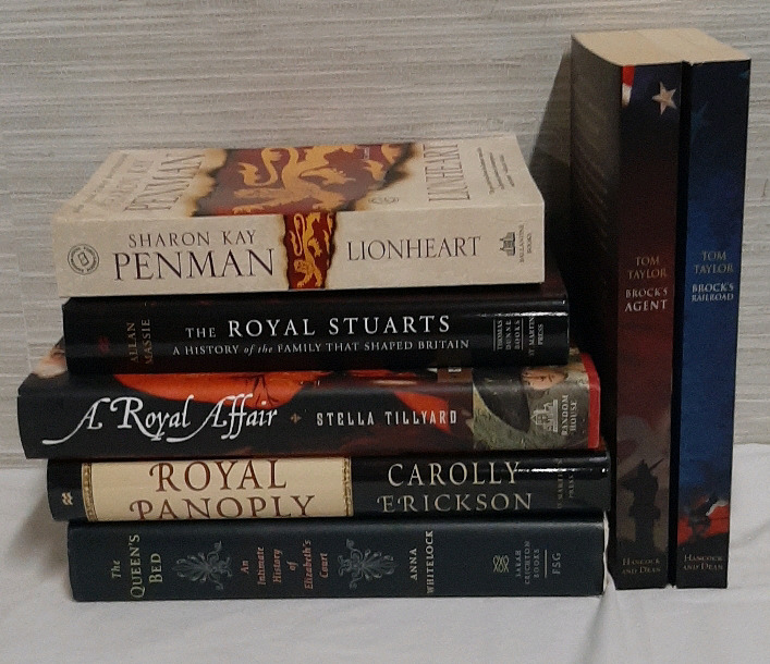 A Lot of 5 Monarchy Books and 2 Historical Fiction