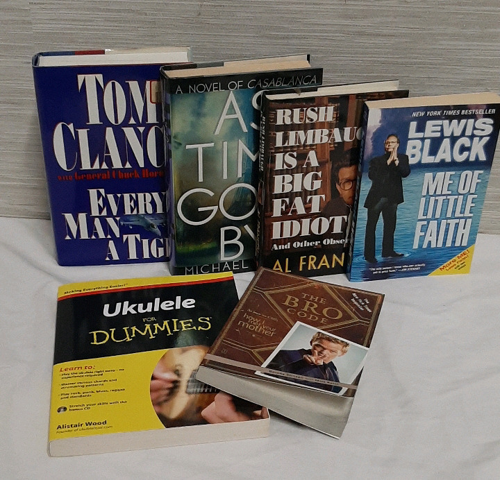 A Combination Lot of Humour Fiction and How to Play the Ukelele