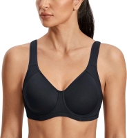 New SYROKAN SYROKAN High Impact Sports Bras with Adjustable X Back (Size 40E)