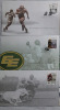 2012 Canada Post CFL Football Team & Logo 1st. Day Issue Stamps , Nine (9) Envelopes - 2