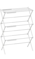 Rbitroise Household Indoor Foldable Drying Rack Clothing, Laundry Drying Rack - White