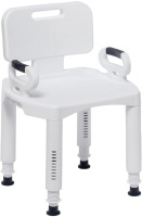 NEW Drive Medical RTL12505 Premium Series Shower Chair with Back and Arms