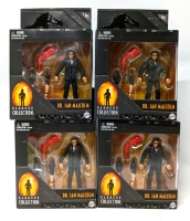 4 New JURASSIC PARK / Hammond Collection DR. IAN MALCOLM Action Figures 3.75" Tall