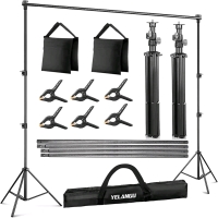 New - YELANGU 10ft×7ft Adjustable Photo Backdrop Stand , Stand Only