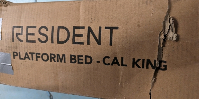 Resident Platform Bed - California King - as is