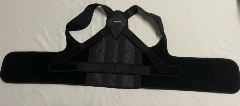 NEW SupTrust Posture Corrector Back Posture Brace Clavicle Support Stop Slouching and Hunching Adjustable Back Trainer Unisex size medium