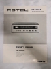 Vintage ROTEL RX-200A Solid State AM/FM Stereo Receiver with Sony Speakers . Working - 8