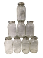 7 BERNARDIN (+1) 1 Quart Mason Jars with Lids