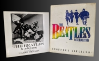 THE BEATLES : 2 Vintage Hardcover Photo Books : In The Beginning & A Celebration