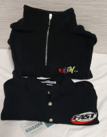 Ebay Black Fleece Size XL and an Extreme Navy Polo with Tags in Size S