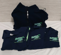Full Zip Fleece from Putting Edge Size XL and 3 Heavy Weight Polos from Putting Edge 2 Size L and 1 Size XL