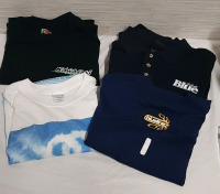 5 New Tshirts 3 from Labbats 2 are Polo Size L 1 from Kawasaki Size XL and a Vintage one from Timmy's 2003 Size XL