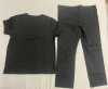 NEW Vital Threads Black Scrubs size Large - 2