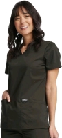 Cherokee Workwear Revolution V-Neck Work Top (Ladies Size 2XL)