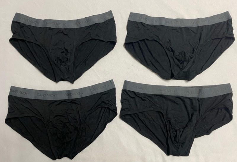 NEW David Archy Briefs - 4 Pairs - size XL