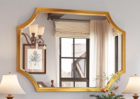 NEW Kelly Miller Metal Framed Wall Mirror , 20 x 28 “