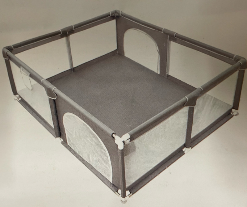 Dearlomum baby playpen for toddlers , does not include balls , dark gray