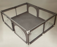 Dearlomum baby playpen for toddlers , does not include balls , dark gray