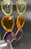 Modern Two Statement pierced Earrings - 4