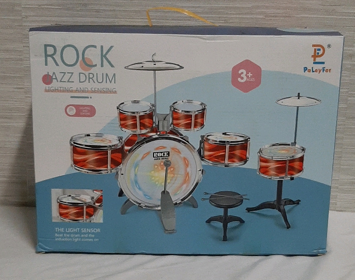 Rock and Jazz Childs Drum Set Ages 3+