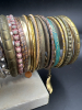 Fifty plus Assorted Bangles unsorted & One Display - 3