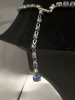 Sherman Signed Blue Necklace with Earrings - 5