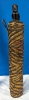 Wooden Rainstick and Woven Container with Carved Stopped - 2