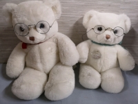 2 Vintage Prescription Eye Glasses & 2 Gund Teddy Bears