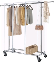 New Greenstell Clothes Rack with Cover & Wheels - NO Hardware