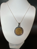 Signed FINI MAYAN Calender Stainless Necklace - 3