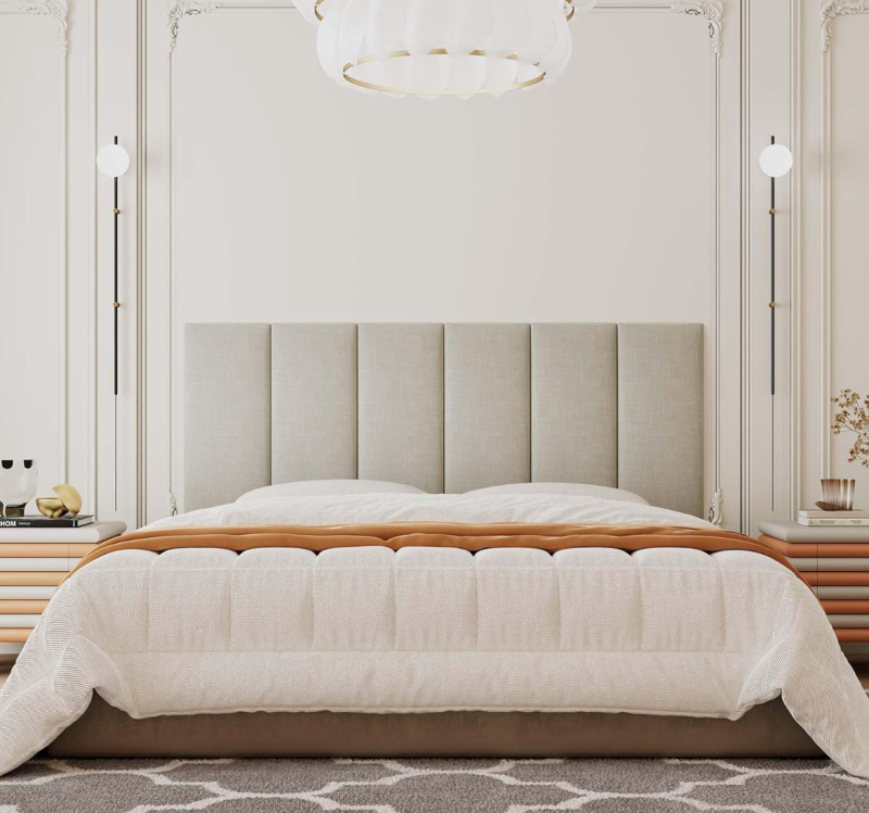 New Yojoker Full Size Peel and Stick Headboard(Beige)