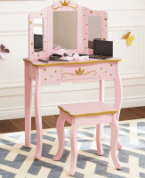 New UTEX kids Vanity Set In Pink For Little Princess