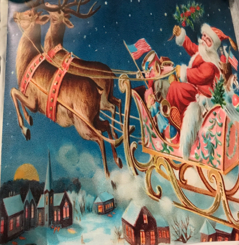 23&rdquo;x26&rdquo; Christmas Santa Poster