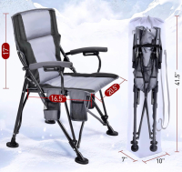 Docusvect Heated Camping Chair, Heats Back and Seat