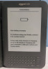 Amazon Kindle E-Reader in Case . No Power Cord . Untested , As Is - 2