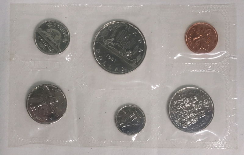 1981 Canadian Coin Set , Sealed Uncirculated