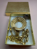 Stunning Austrian Crystals Tendril Golden Brooch Earrings Set - 6