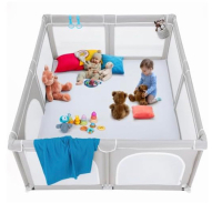TODALE Playpens for Babies, Baby Playpen for Toddler, Extra Large Baby Playard, Infant Safety Activity Center, Sturdy Playpen with Anti-Slip Base,Tear-Resistant Material & Super Soft Mesh (79&rdquo;&times;70&rdquo;)