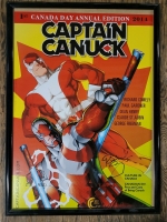 Captain Canuck 1st Canada Day Annual Edition 2014 Framed Poster . Signed