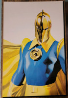 DC Comics " Dr. FATE " Poster Print by Alex Ross . Measures 23"×34"