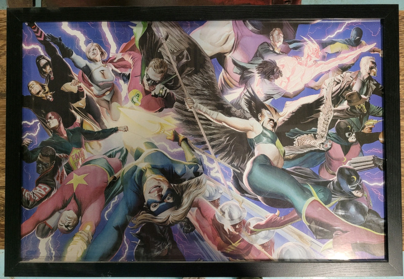 DC Comics " Justice League of America Guardian Angles " Poster Print by Alex Ross