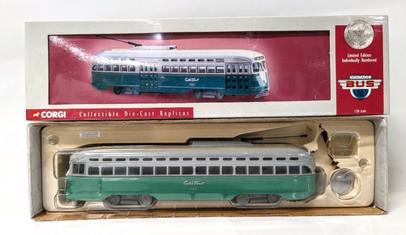 Vintage CORGI 1:50 Scale Limited Edition Diecast Capital Transit Rail Car US55019 PCC CAR w Original Box